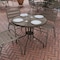 Flash Furniture Bellamy 31.5'' Bronze Round Tempered Glass Metal Table TLH-070-2-BZ-GG - alternate 8